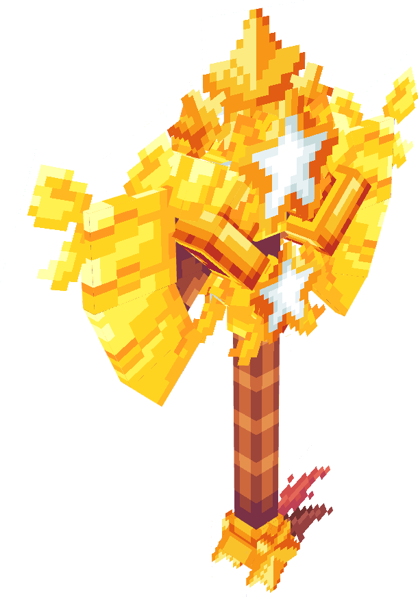 Gold New Year Axe