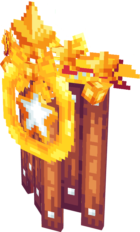 Gold New Year Shield