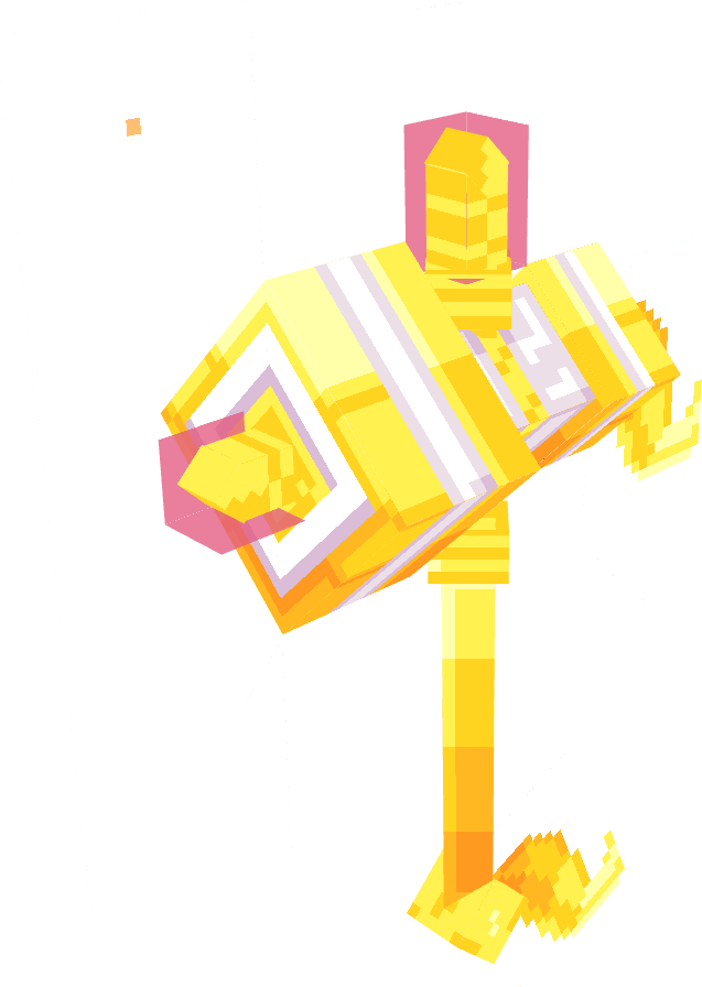 Gold Unicorn Hammer