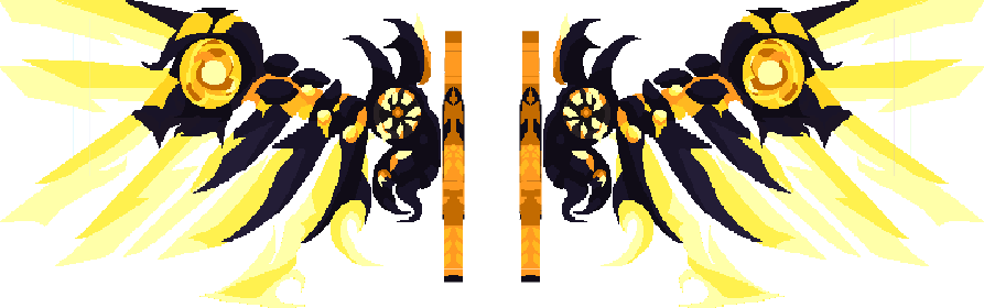Gold Overlord Wings