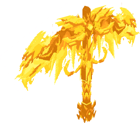 Gold Phoenix Pickaxe