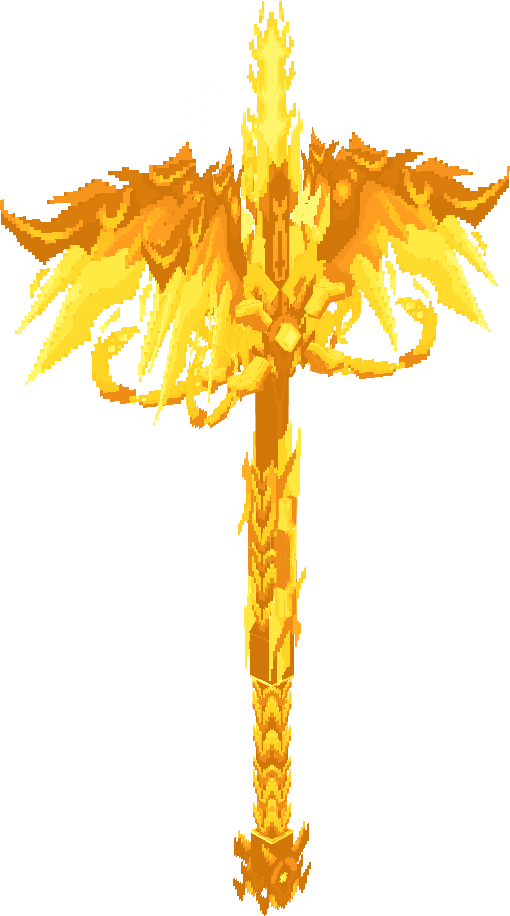 Gold Phoenix Spear