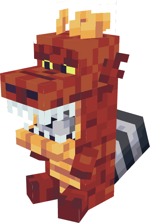 Dragon Raccoon Statue